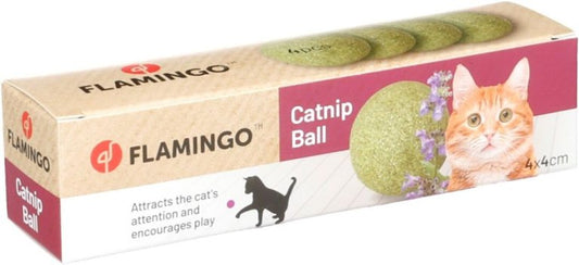 Flamingo Catnip Ball 4 pcs