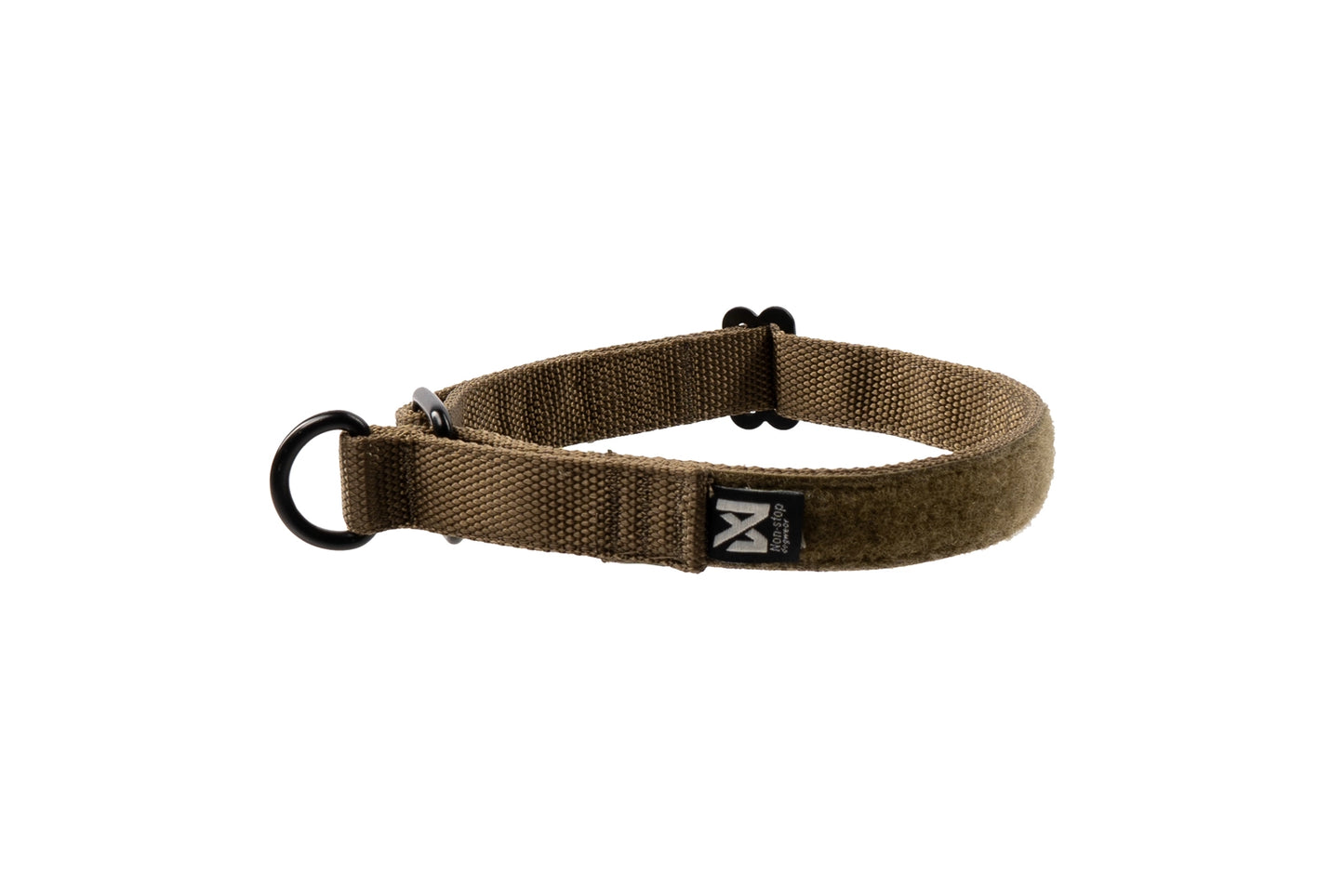 Solid adjustable collar Working Dog - Olive græn