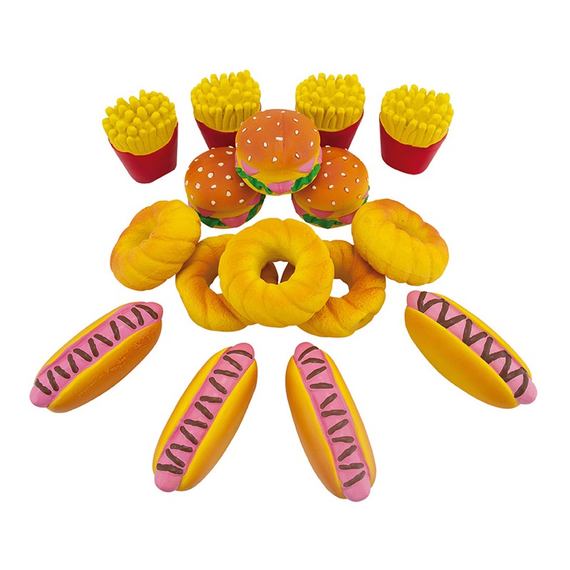 FAST FOOD latex leikfang