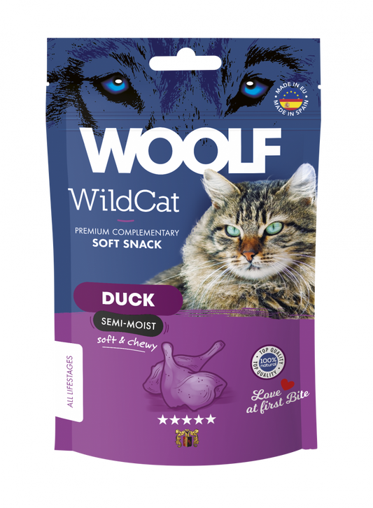 WOOLF WILDCAT Snacks - Duck 50gr