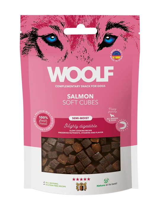 WOOLF - Soft Cubes Salmon 100gr