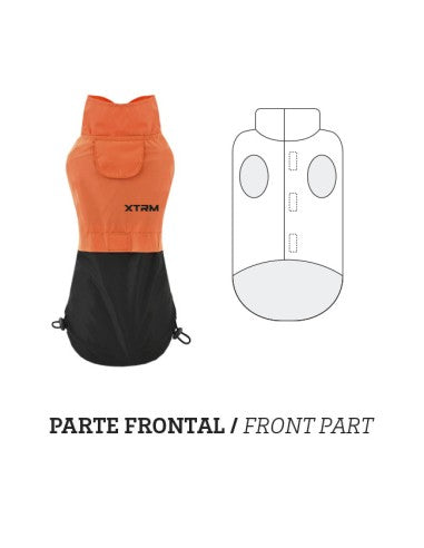 XTRM ORANGE RAINCOAT, regnjakki (margar stærðir)