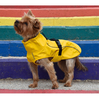 LONDON YELLOW RAINCOAT, regnjakki (margar stærðir)